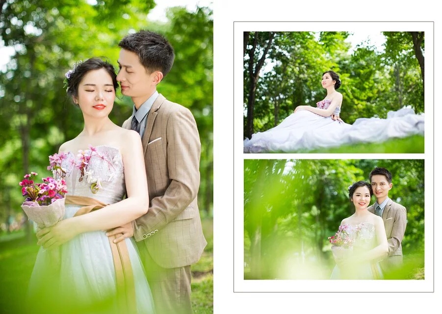 婚纱照今日出炉