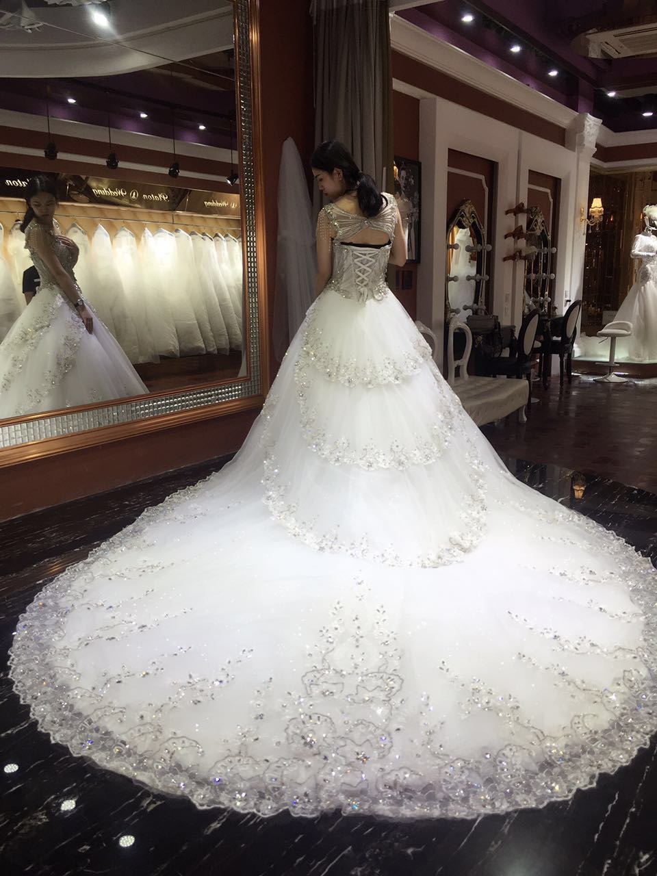 我婚礼穿的礼服