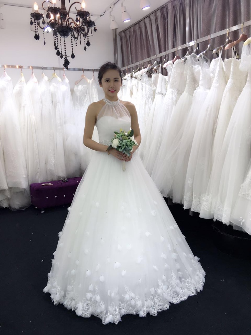 花仙子鱼尾婚纱，太爱你了
