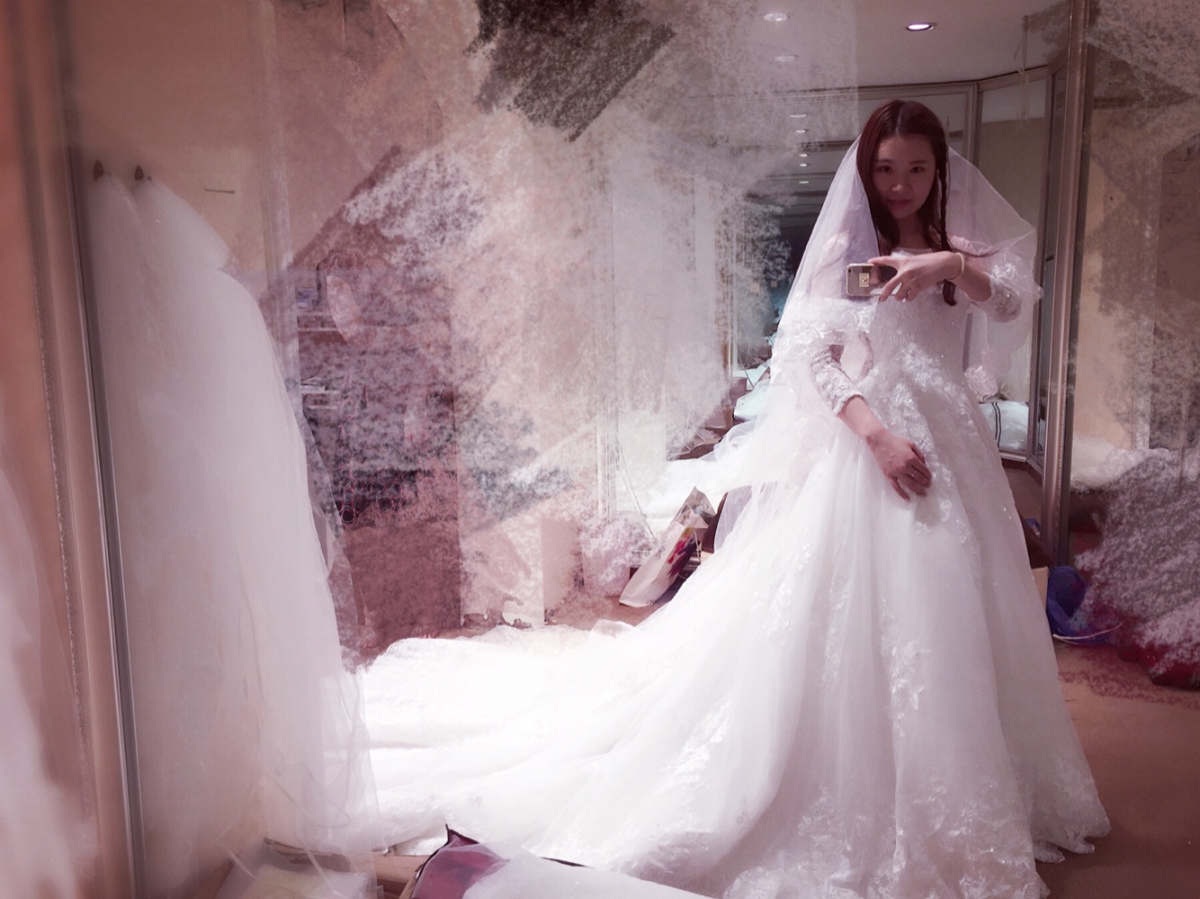 婚纱礼服已准备好