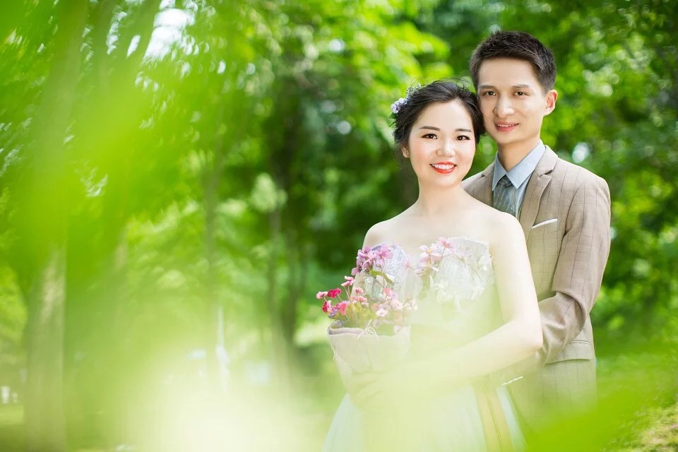 婚纱照今日出炉