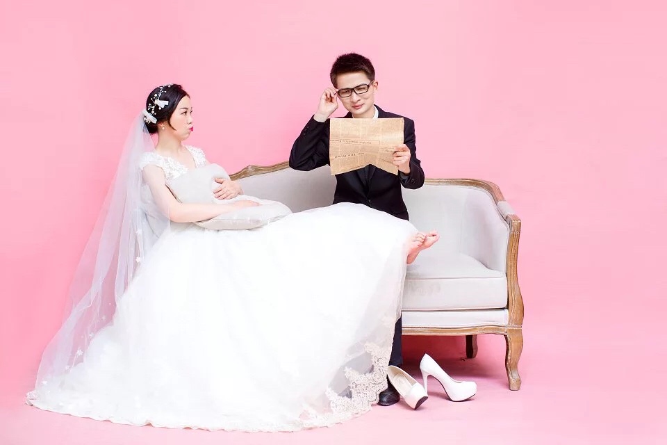婚纱照今日出炉