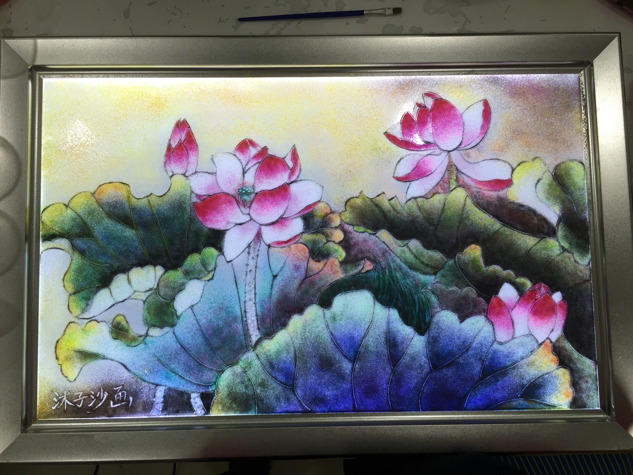 婚礼沙画定制沐子沙画