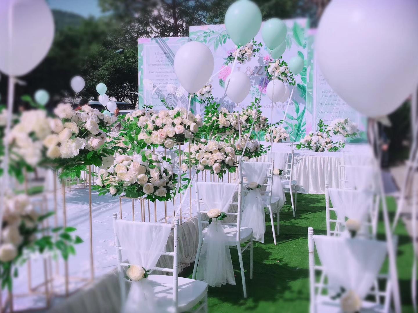 简约型婚礼，适合户外坝坝宴