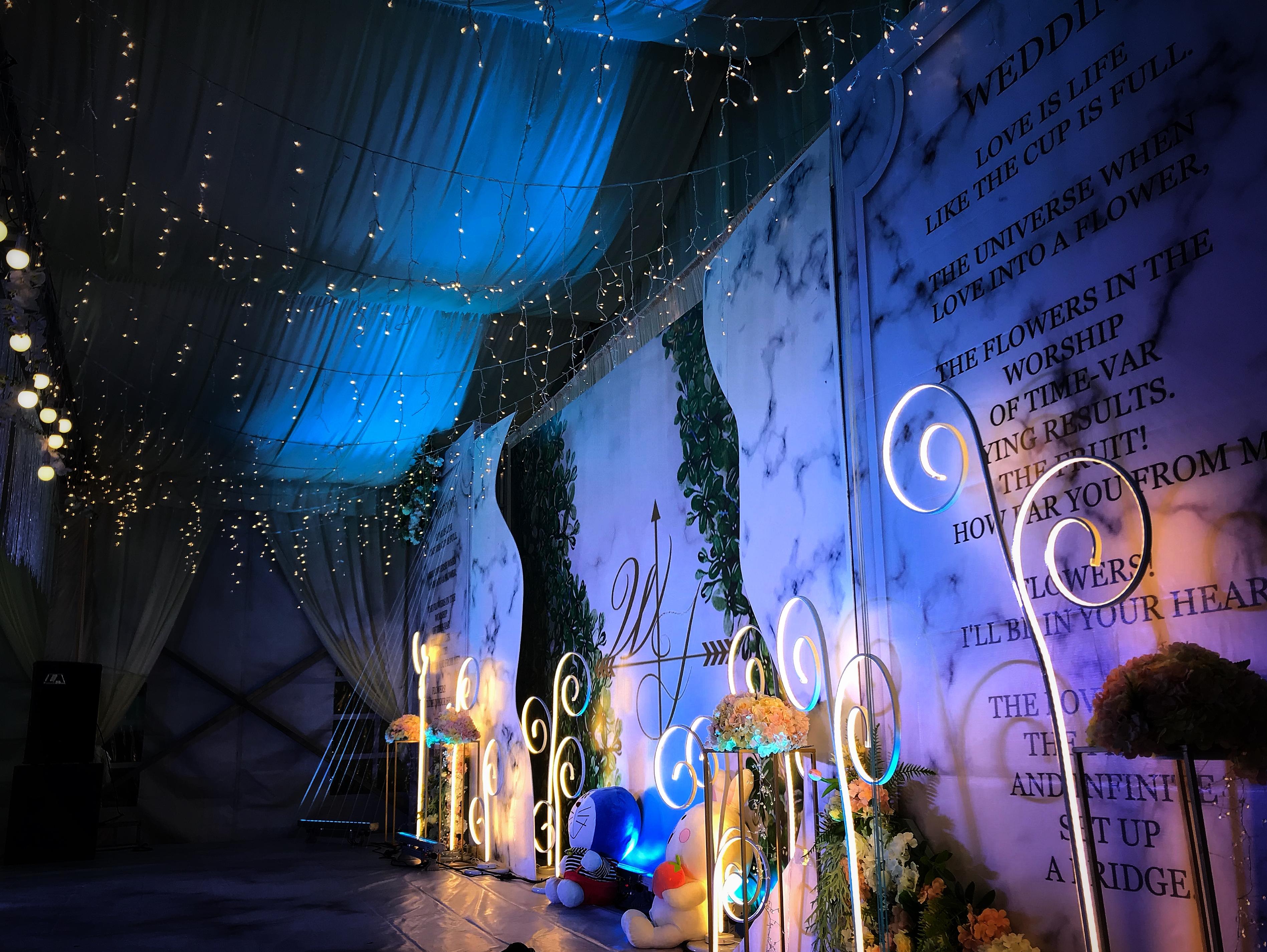 初品婚礼 | 白色大理石极简ins小清新婚礼