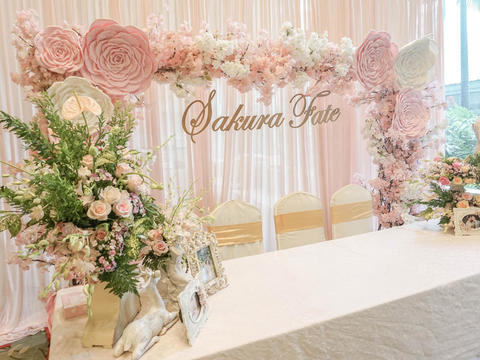 安妮塔婚礼馆 | 桜の緣 粉色日式樱花婚礼