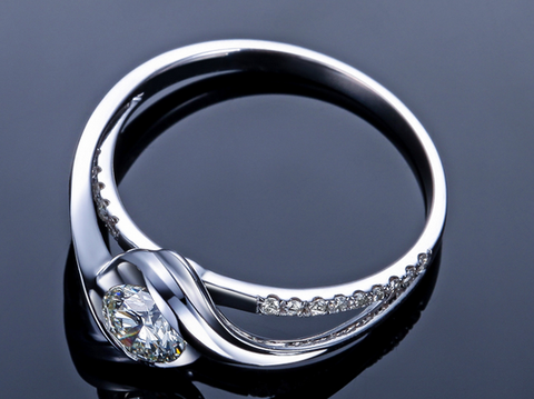 【邂逅】系列 白18k金钻石戒指