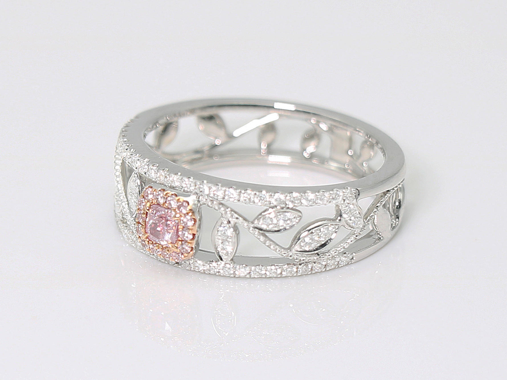 【小公主】粉钻复古奢华钻戒