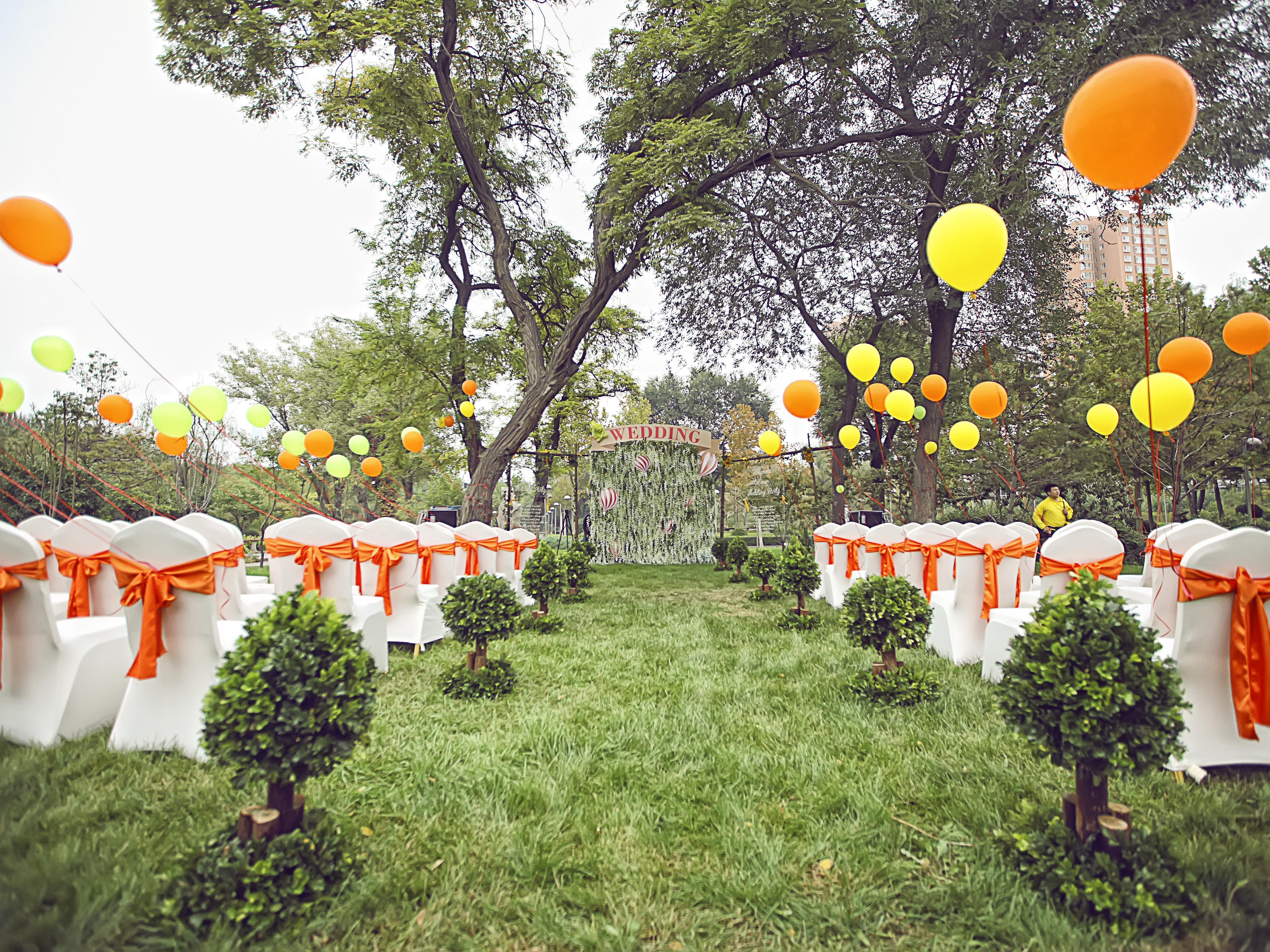 超值户外婚礼案例—晋祠宾馆专享案例