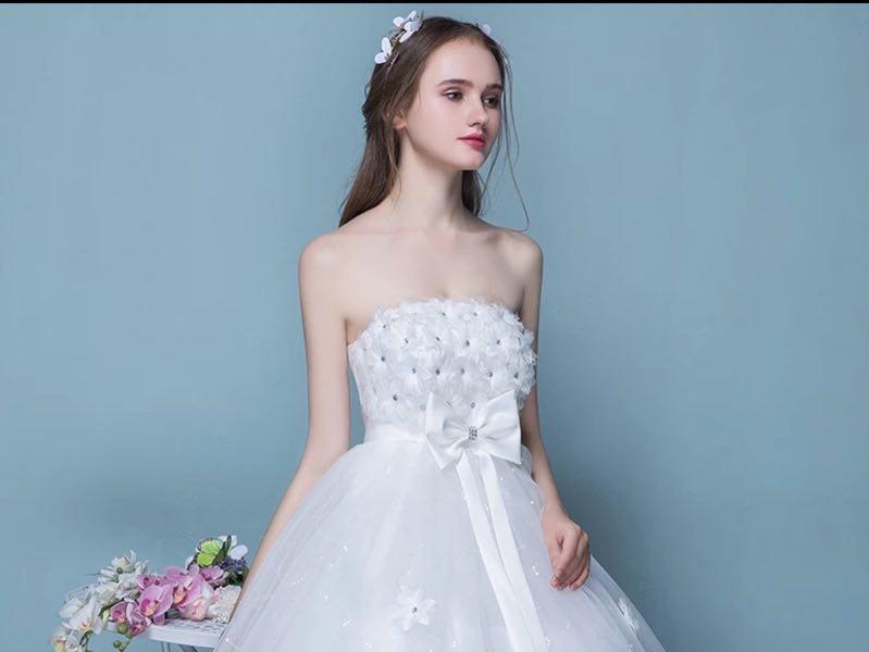 ℳ 艺术系列 皎洁 件婚纱+2件礼服