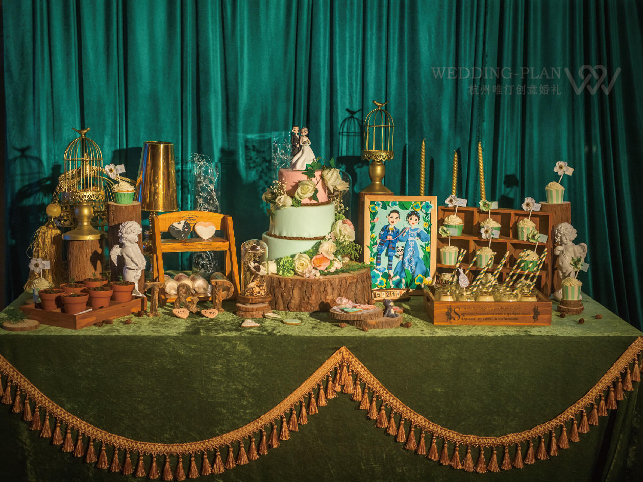 唯汀婚礼 || 秘境 绿色森系婚礼