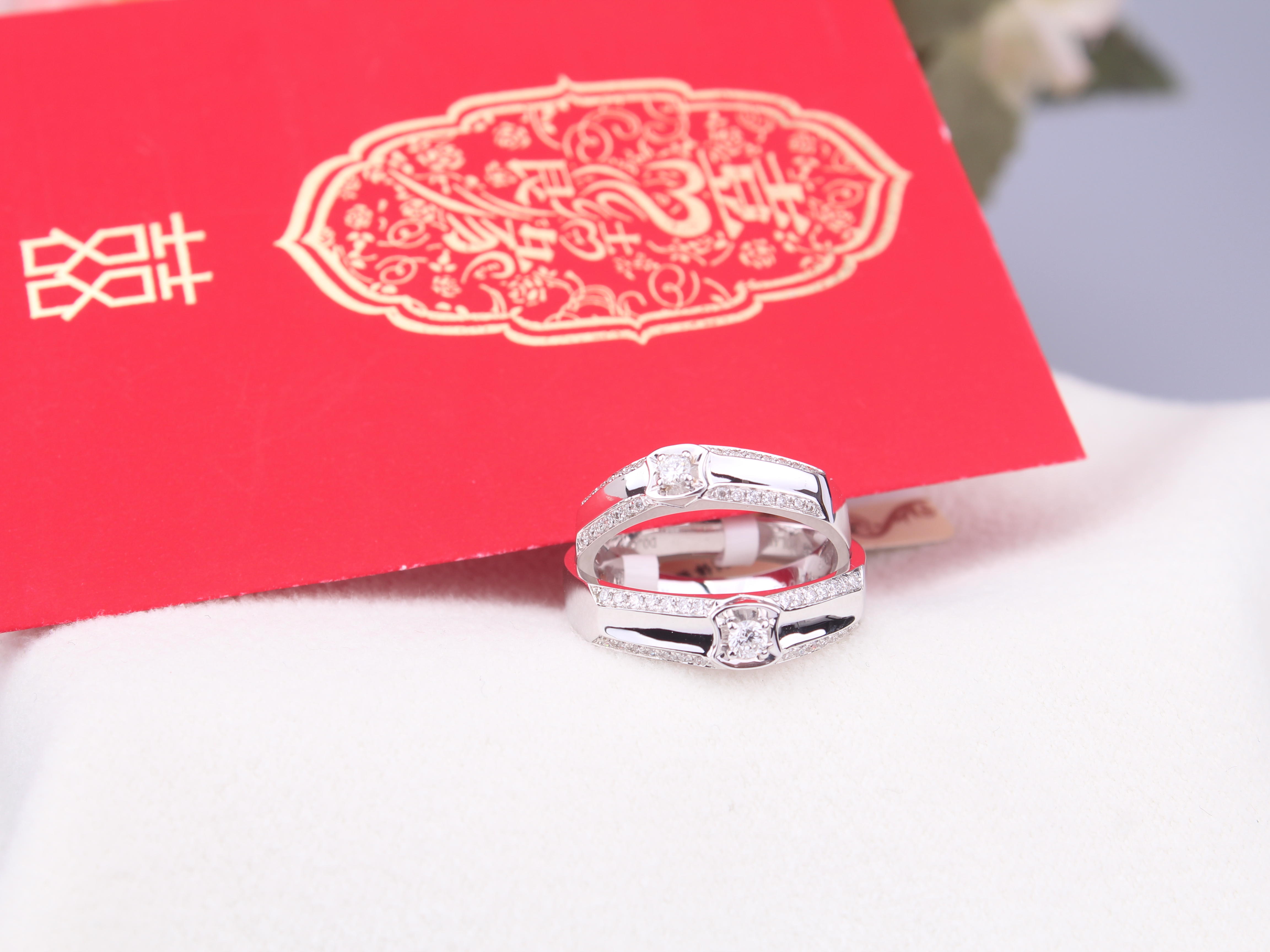 《缘圈》对戒  罗兰钻石冬日新品特惠