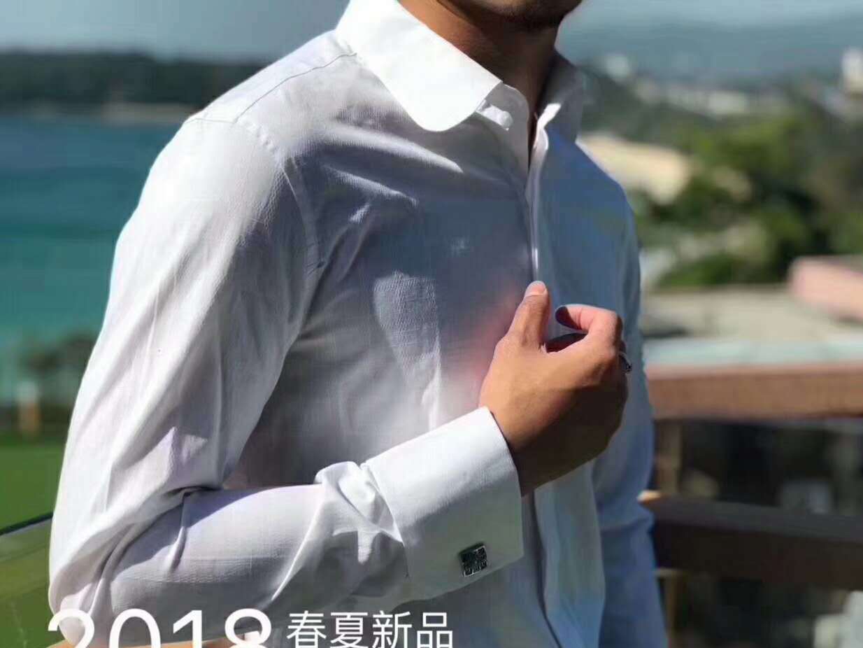 靓雪  修身高棉免烫衬衫裤子二选一