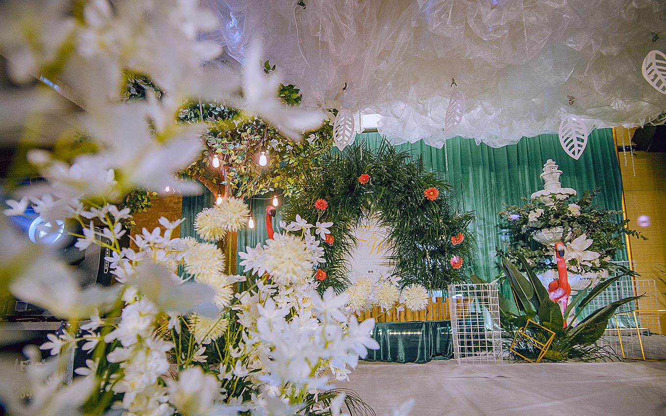 久久婚庆融福大酒店小层高婚礼小清新