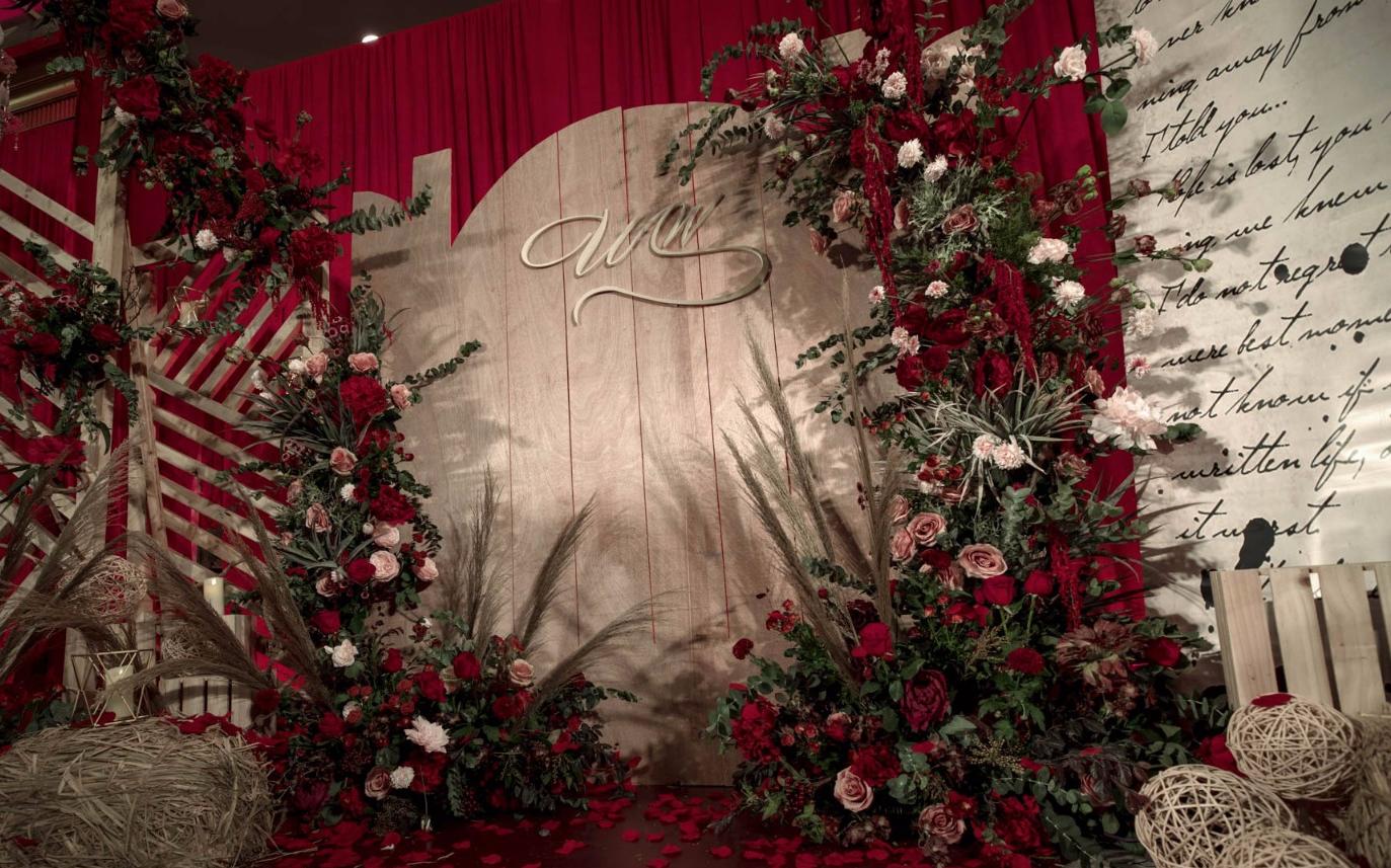 【大雅婚礼】红色金色小预算性价比高小清新