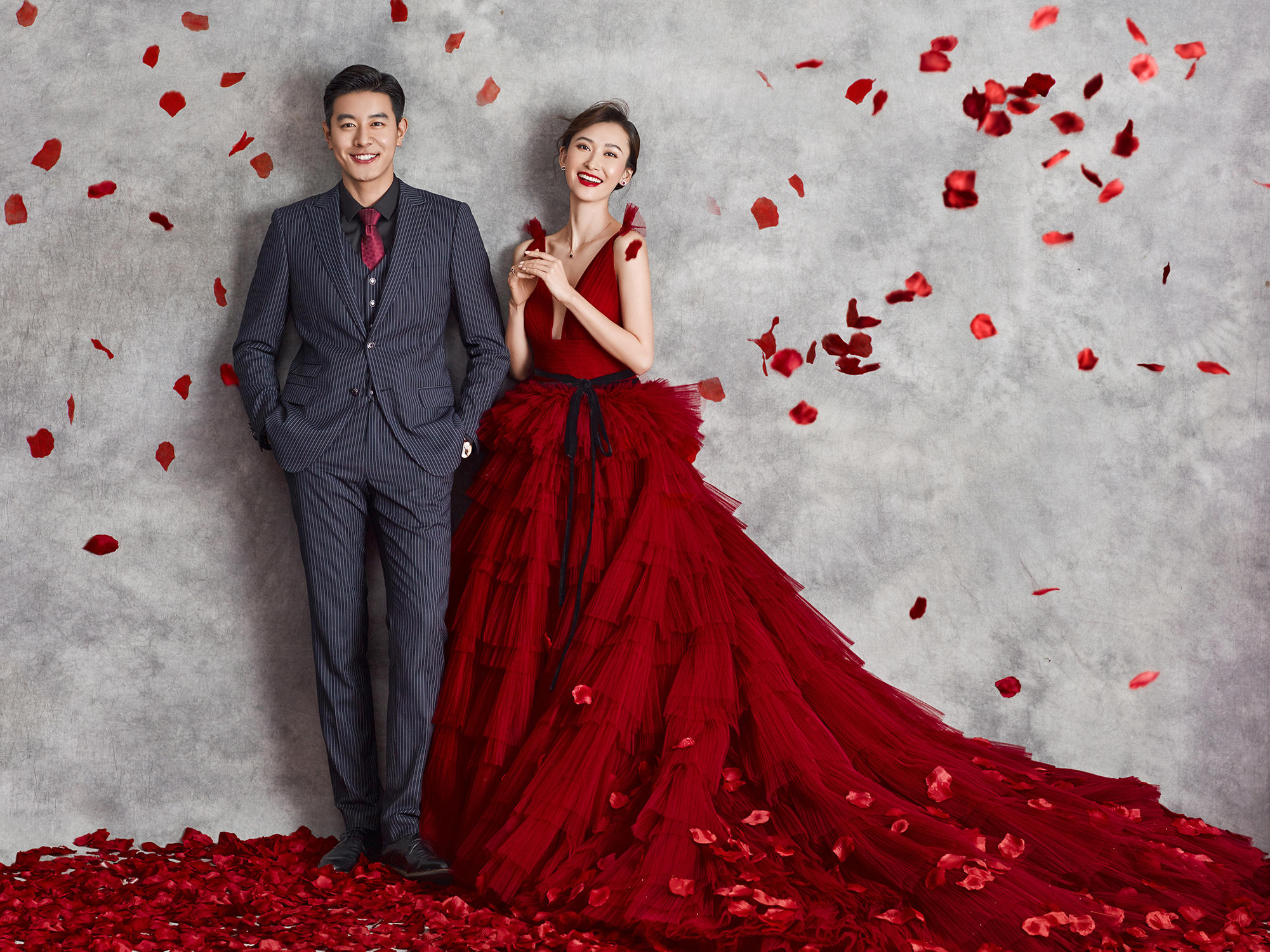 婚纱照好胖