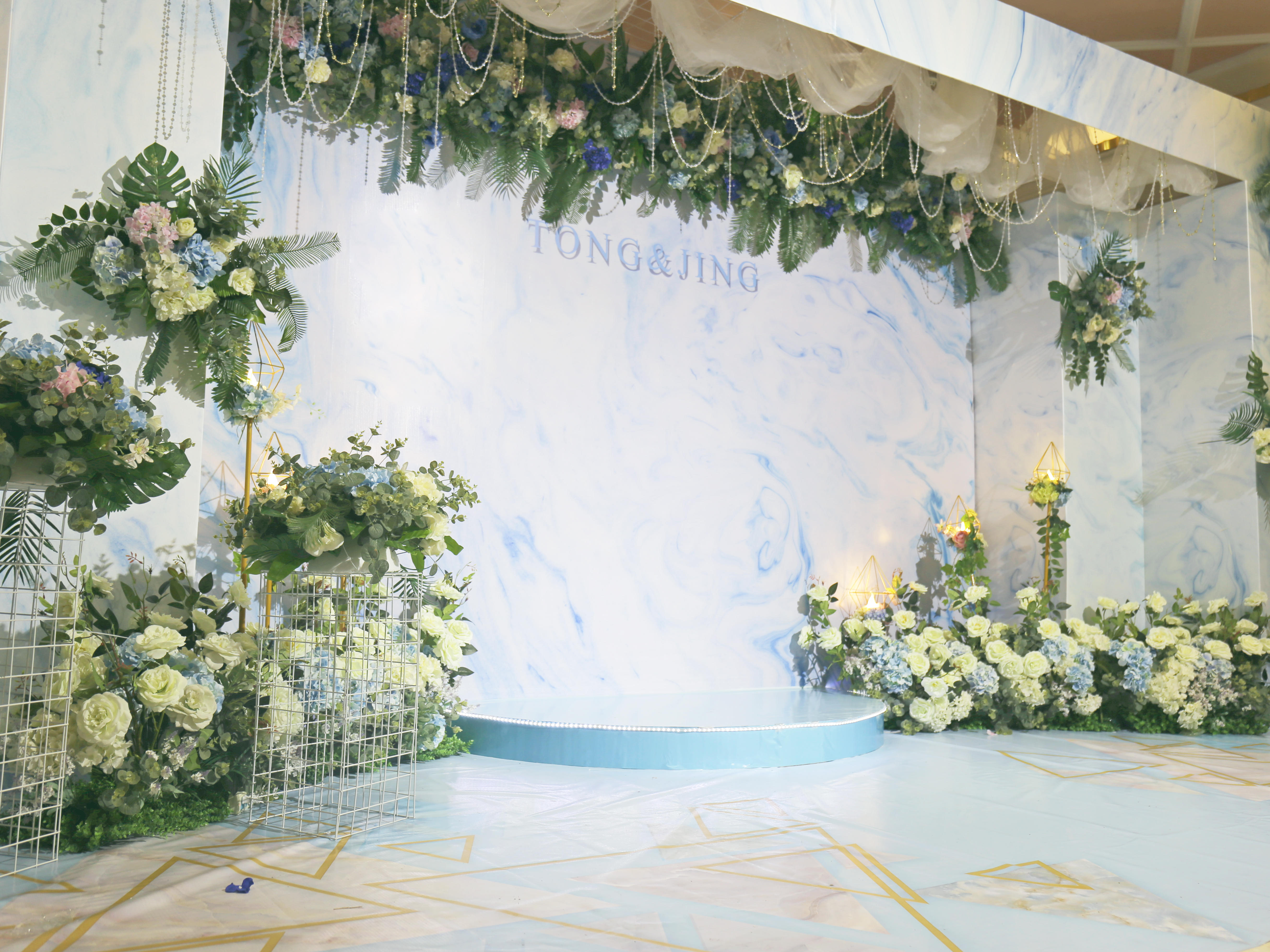 蓝白【百灵鸟婚礼lucky wedding】