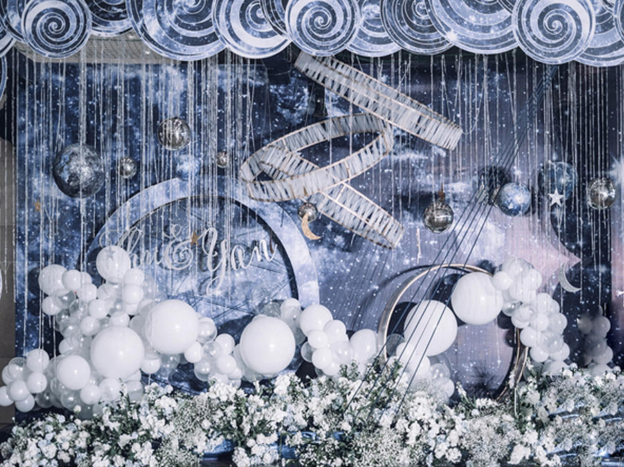 静谧蓝色婚礼 | 邂逅海洋极光