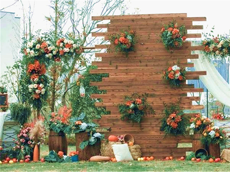 简约田园风户外婚礼+主持+化妆+2录像+拍照