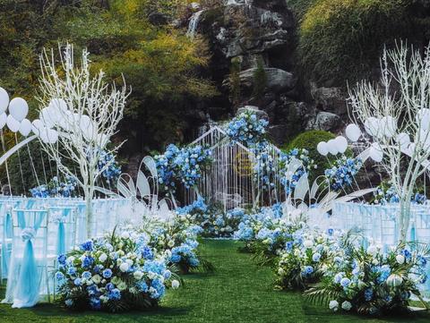 【喜库宴会设计】——梦幻飞马、蓝色花海、主题婚礼