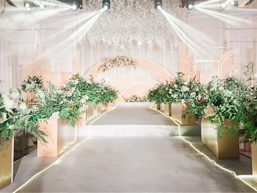 冬日里的温暖 超火爆婚礼 暖香槟