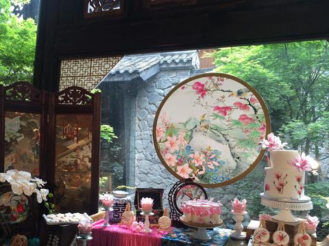 婚礼甜品台————清新淡雅新中式