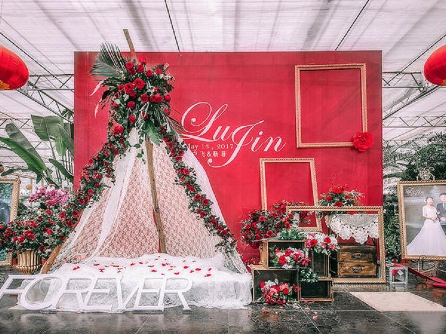 复古小清新田园风主题婚礼（含四大金刚）