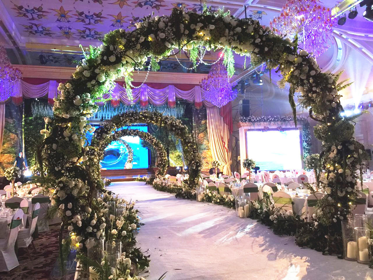 唯美花門（一場唯美婚禮花門必不可少）