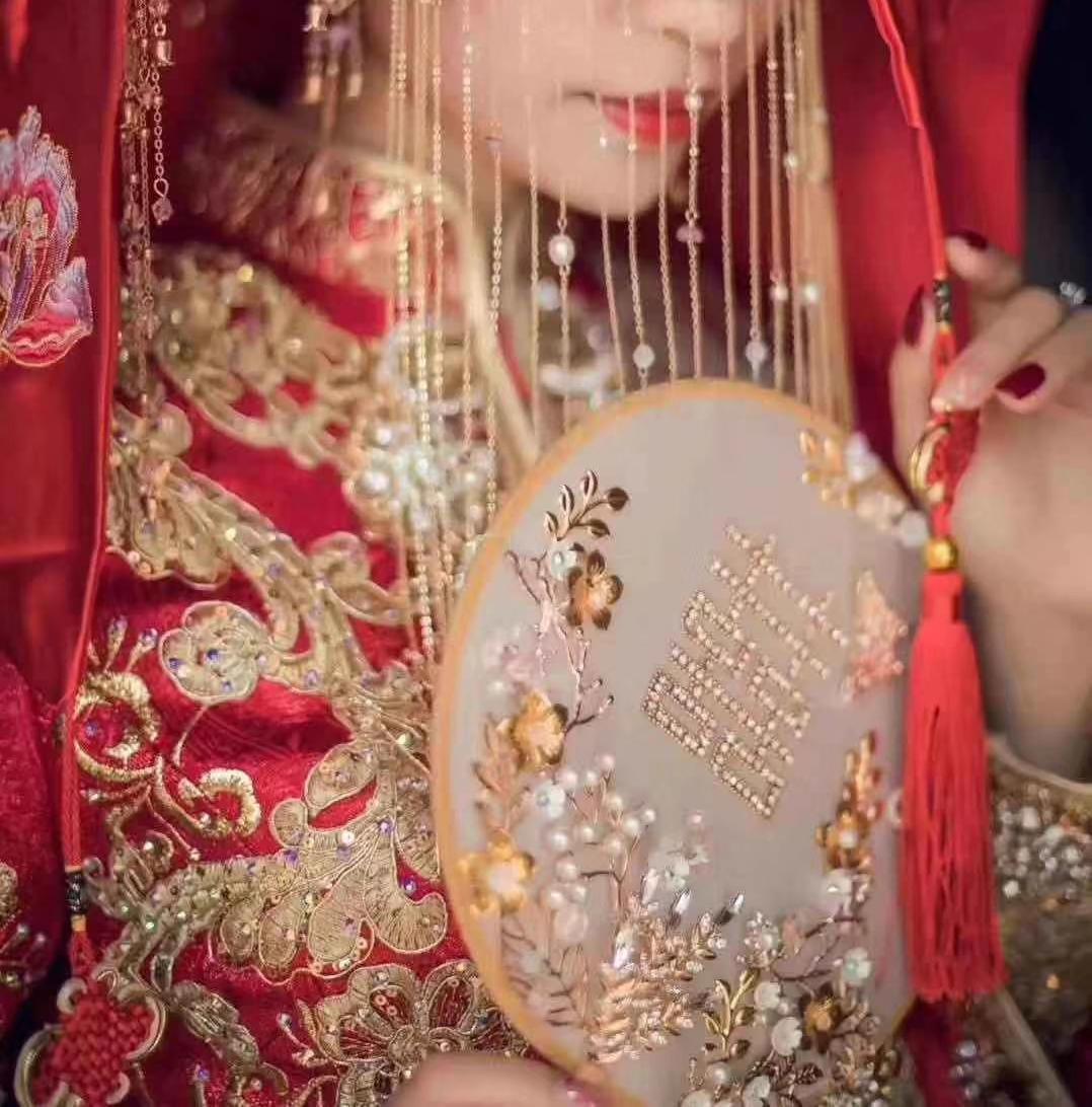 【双十二特惠】马来褂定制秀禾服手绣龙凤褂租赁