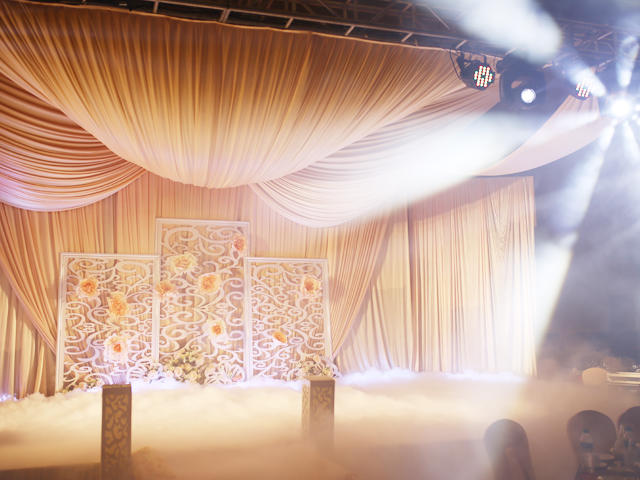 【奥丽奥婚礼】温暖大气的香槟色系婚礼