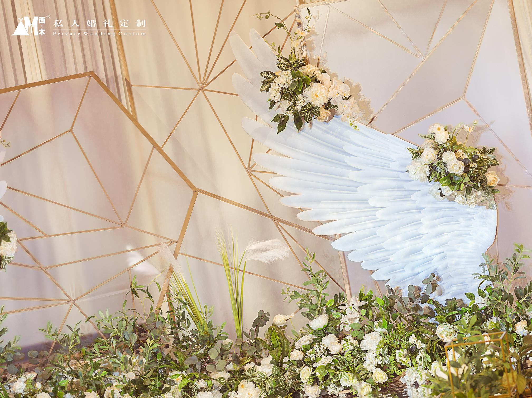 #浏阳西木私人婚礼定制小清新五福临门#