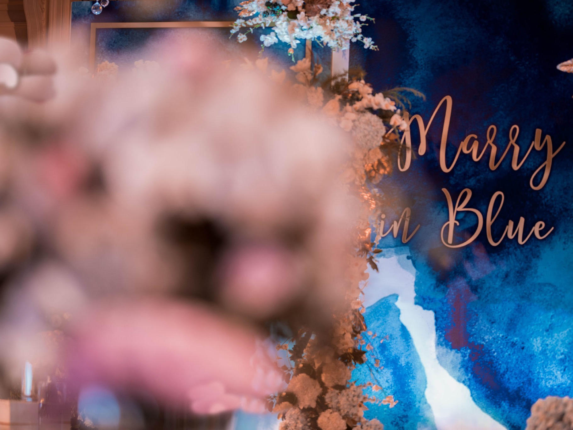 意芙婚礼—蓝色撞色油画套系