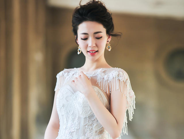 【绣阁嫁衣】粉色梦幻 飘逸 齐地 小清新必备款