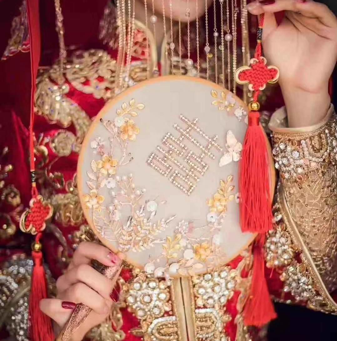 【双十二特惠】马来褂定制秀禾服手绣龙凤褂租赁