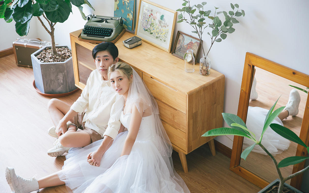 种影像天津|自然纪实风清新轻婚纱照文艺ins风