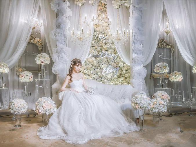 【荟花阁婚礼定制】浪漫纯白  最美的光