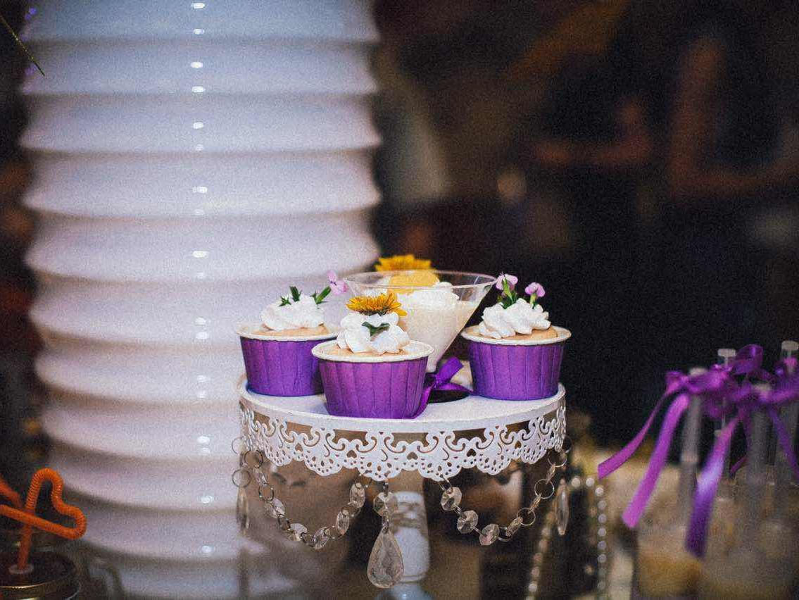 【朵拉甜品】梦幻紫色甜品台