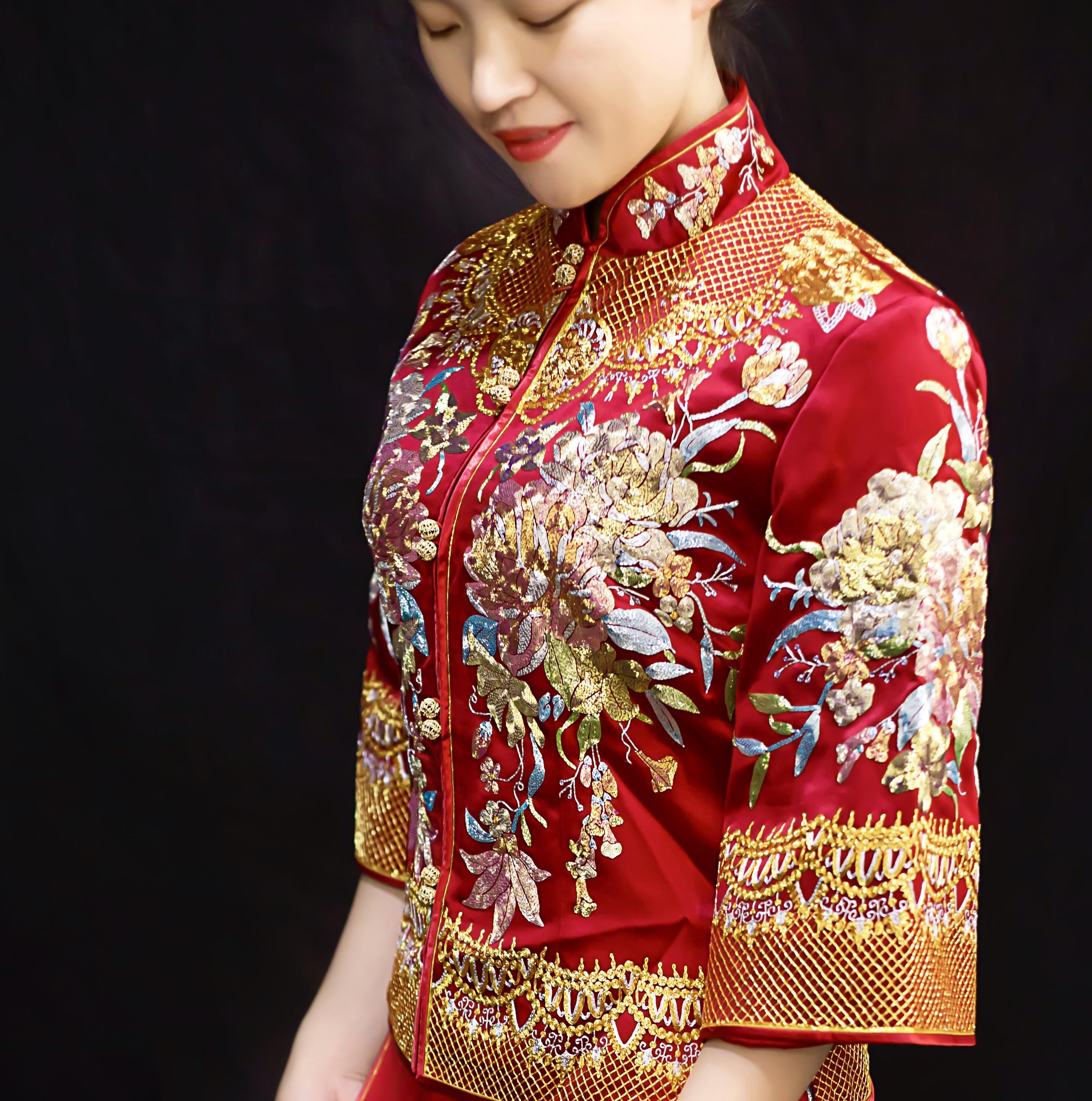 【潮婚特卖】《百花》 中式嫁衣秀禾服