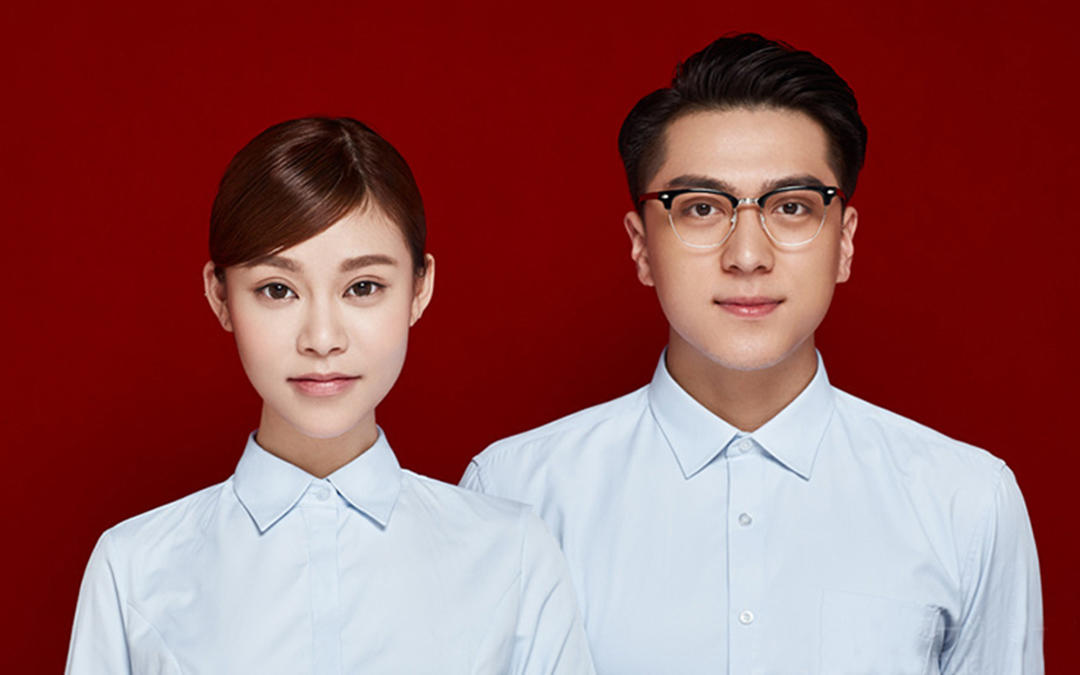 蔓格摄影明星同款结婚证件照