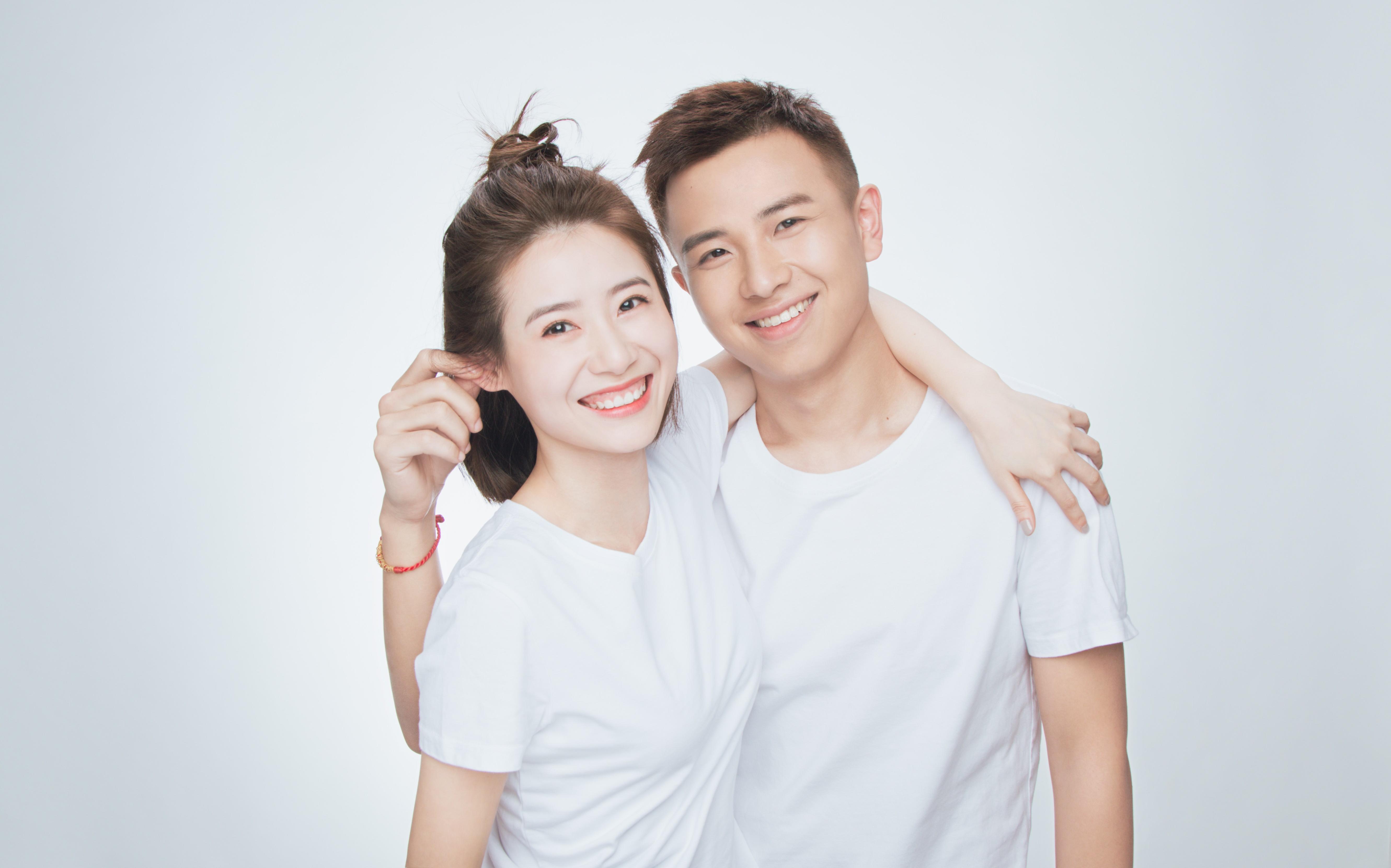 天真蓝 结婚登记照 民政局可用