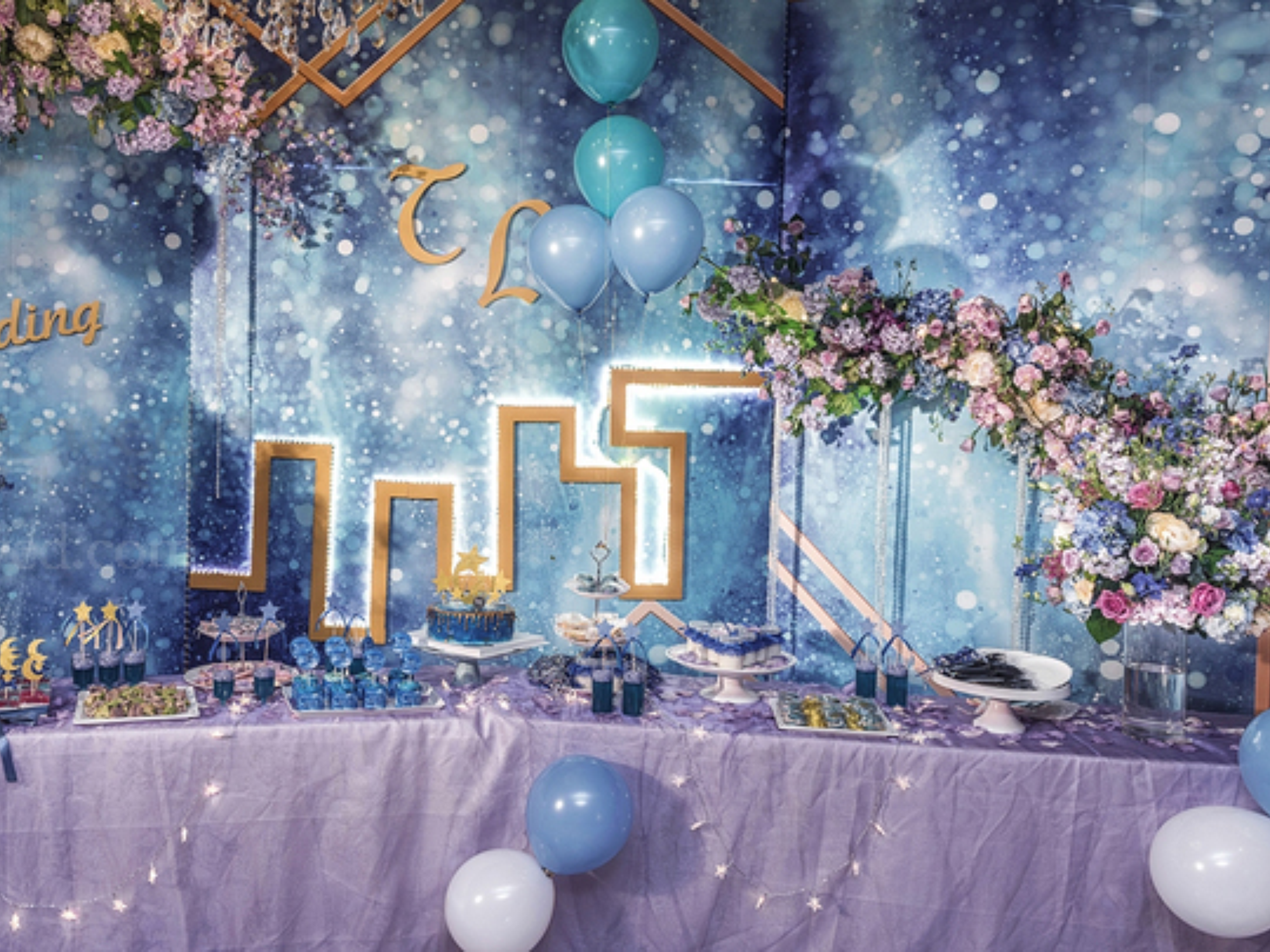 【仰望】星空主题+空中装饰