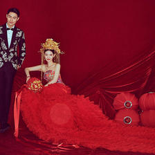 中式婚纱照图片2022