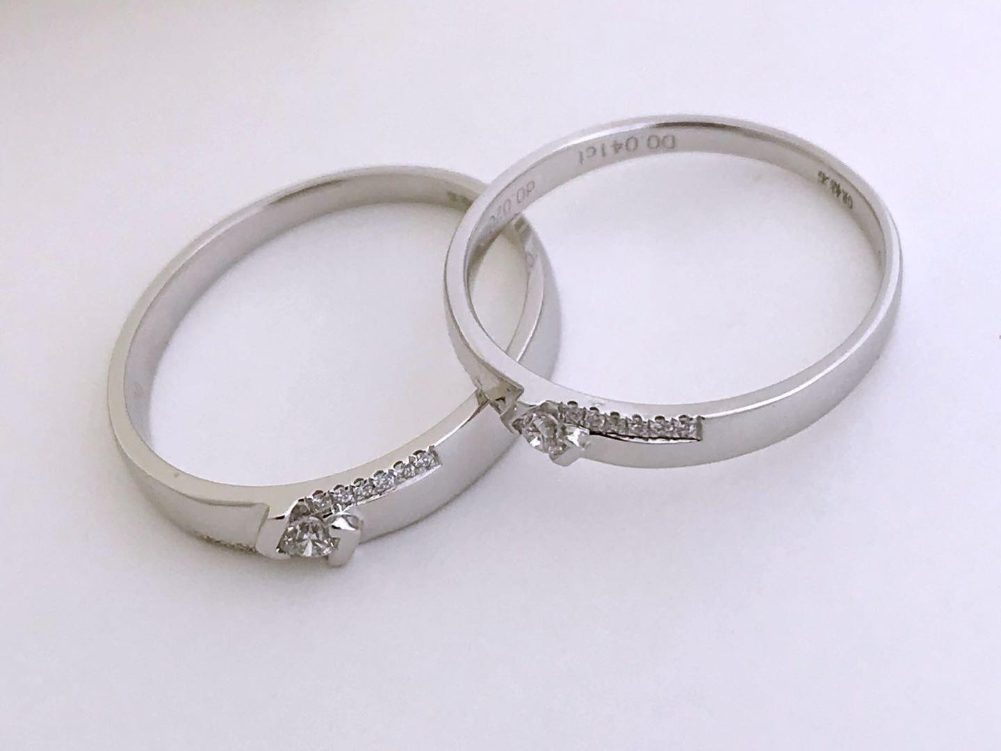 GR-互·爱系列钻石对戒 爱是相互的 交会的灵魂