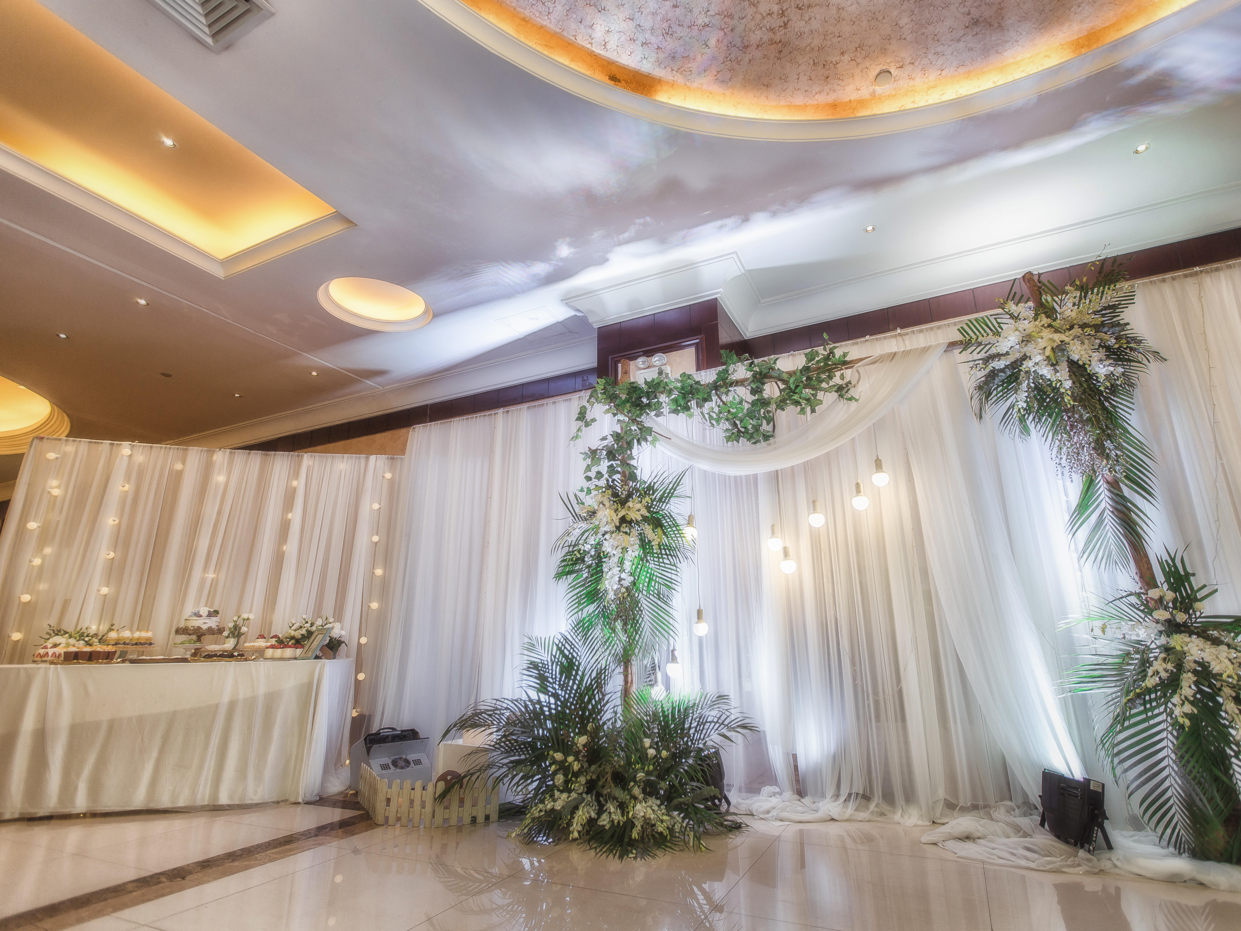 咸阳海泉湾维景酒店 韩式白色浪漫婚礼