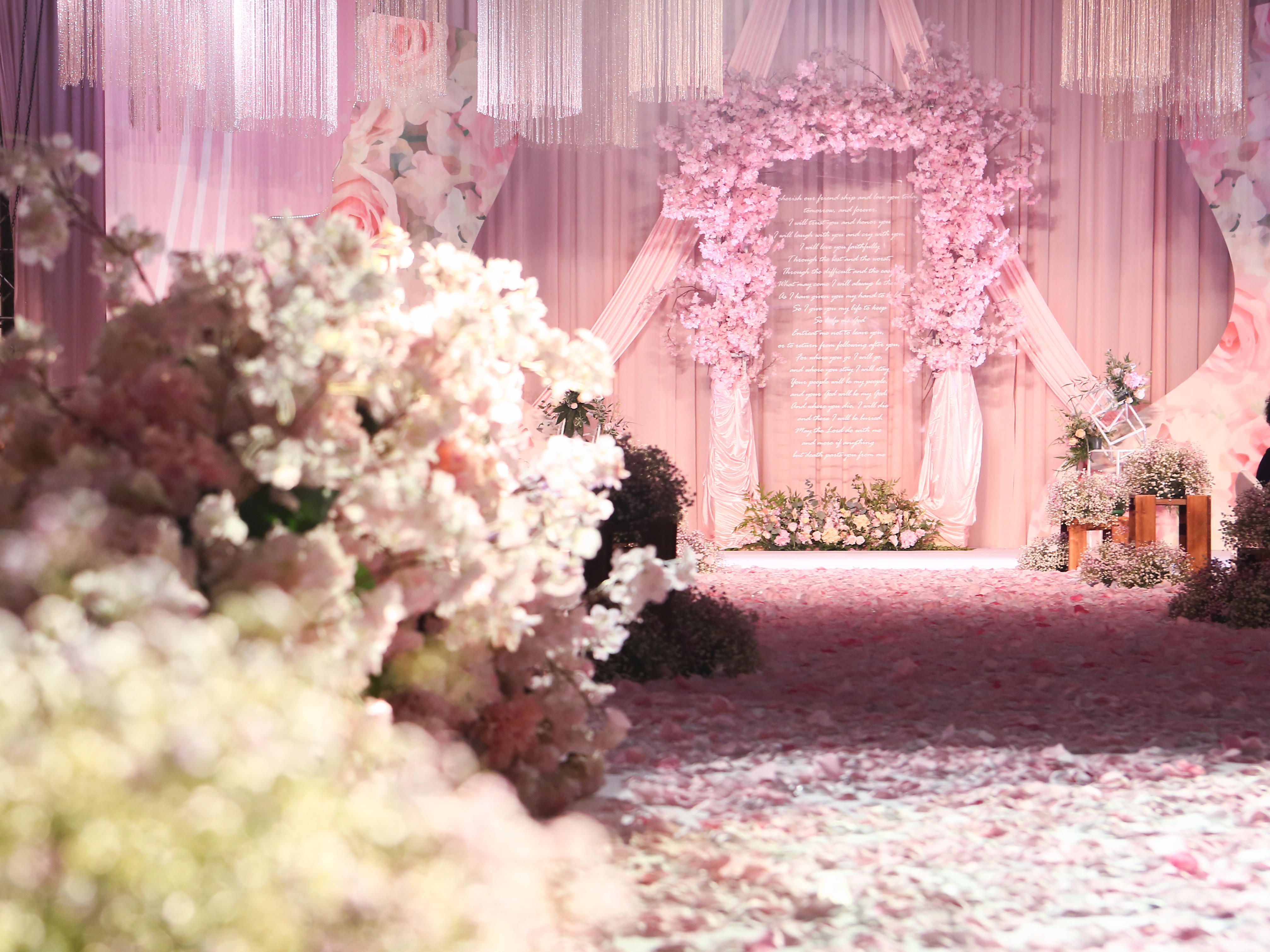 【爱度】余生-浪漫粉色主题婚礼