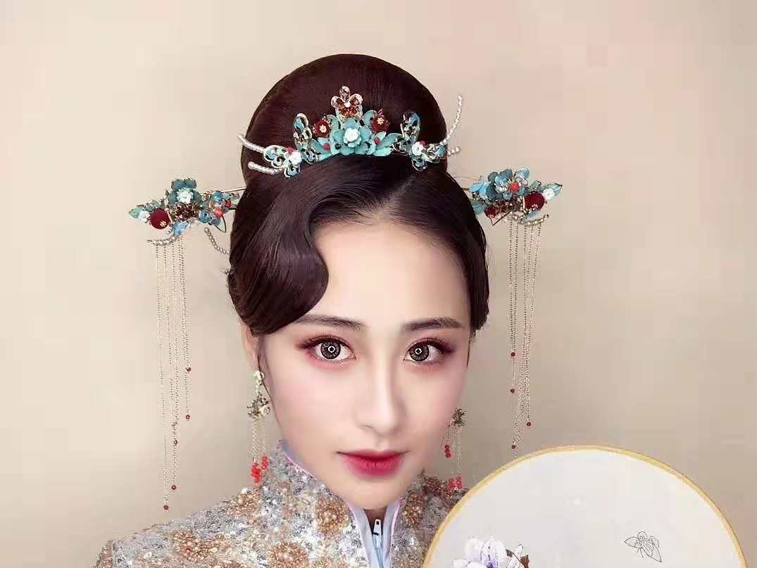 【曼曼造型】全程新娘跟妆—造型总监曼曼加助理