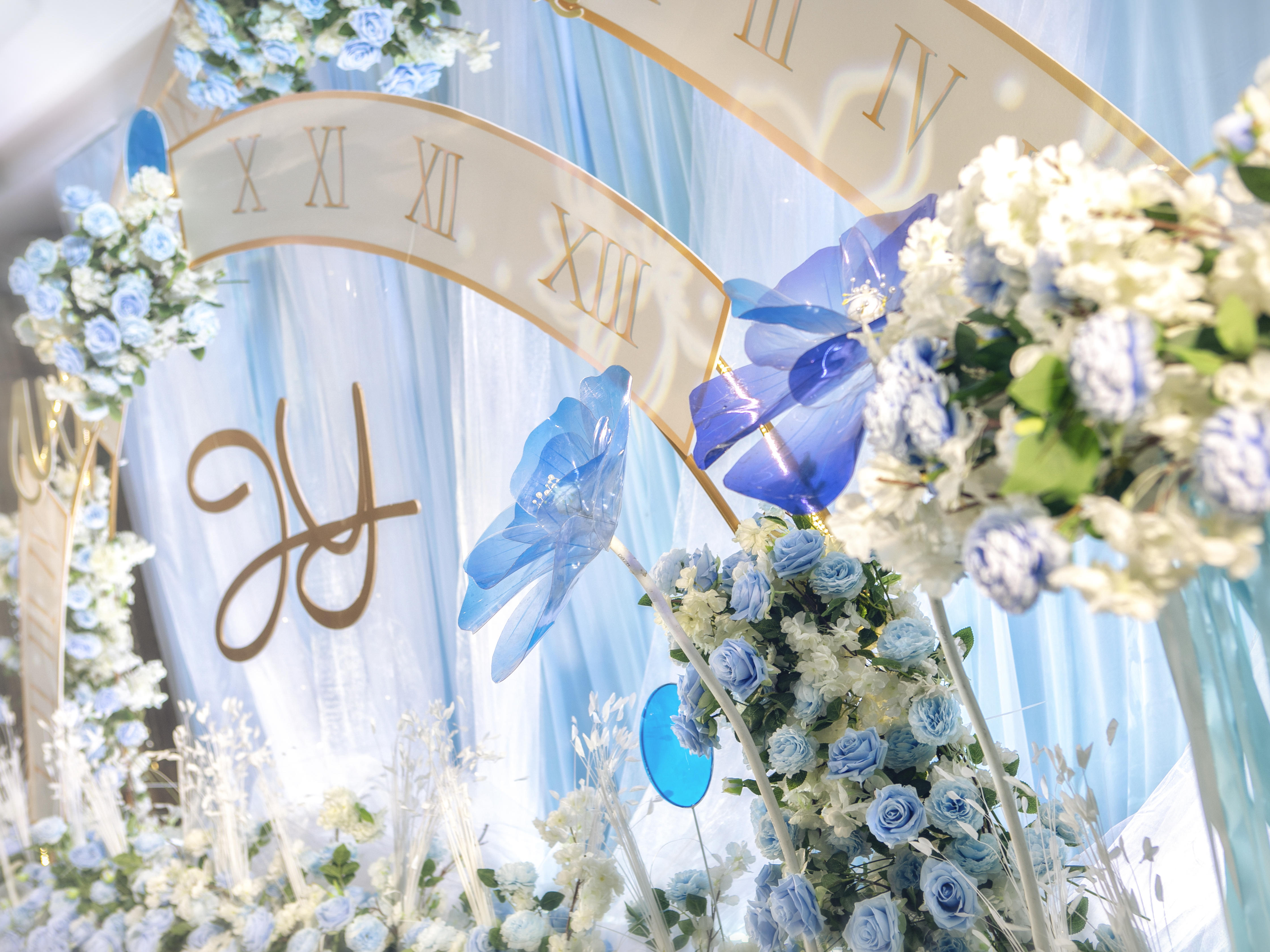 【造梦主义婚礼】卡莱顿酒店蓝色系设计