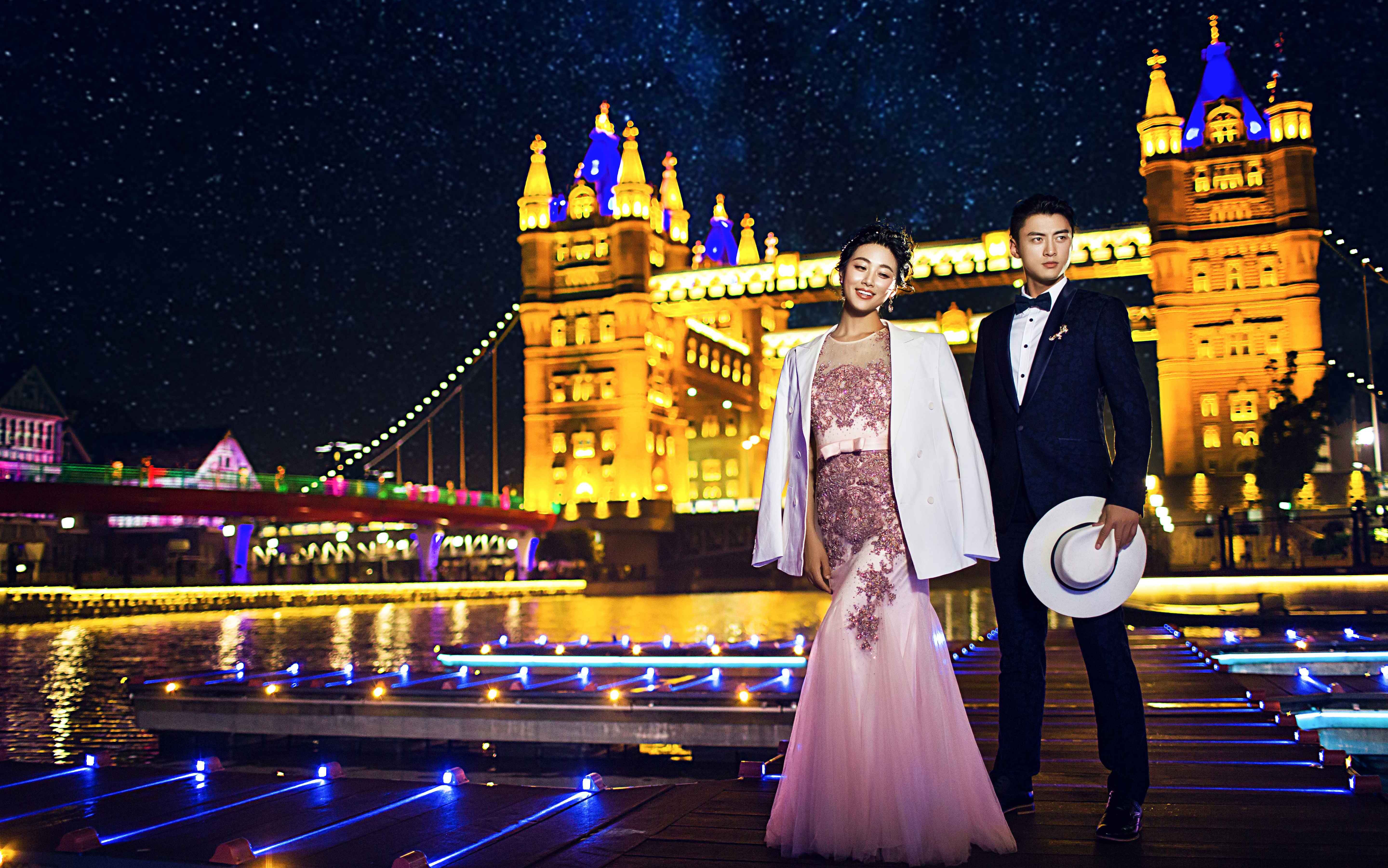 【短途旅拍】苏州 特色塔桥烟花 夜景系列