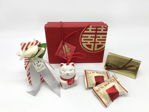 中国风喜糖盒 可装烟礼品盒 中式婚礼回礼盒 喜字