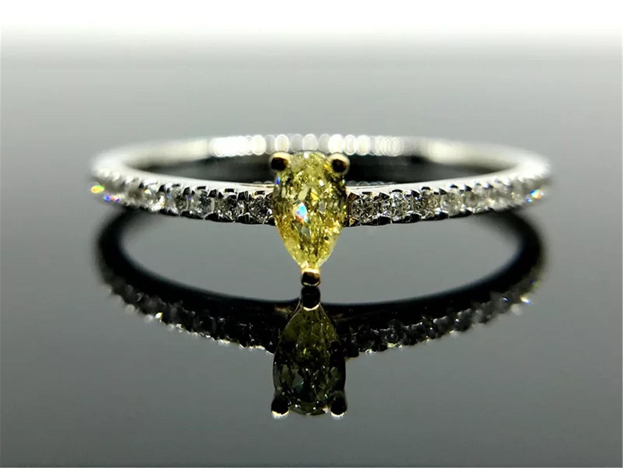 GS珠宝梨形黄钻 裸钻定制